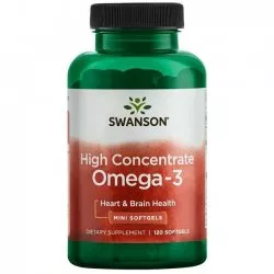Swanson High Concentrate Omega-3 120sgels