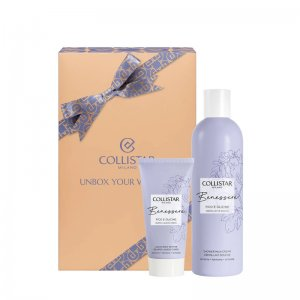 Collistar Unbox Your Wellness zestaw kremowe mleczko pod prysznic 250ml + miękkie masło do ciała 50ml