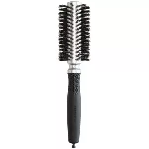 Olivia Garden Essential Blowout Soft, szczotka do włosów, Double Bristles Silver 25mm