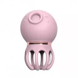 S-Hande Tingling wibrator ssący Pink