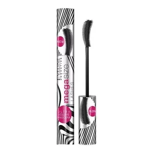 Eveline Mega Size Lashes Ultra Volume, tusz do rzęs, wydłużająco-pogrubiający, czarny, 10ml