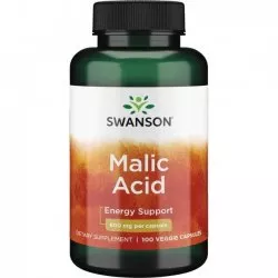 Swanson Kwas jabłkowy 600mg 100kaps
