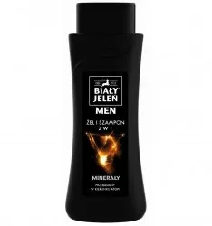 Biały Jeleń For Men hipoalergiczny żel & szampon 2w1 z minerałami 300ml