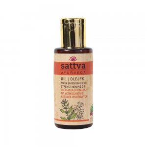Sattva Ayurveda Maha Bhringraj Strengthening Oil olejek na wzmocnienie cebulek włosowych 100ml