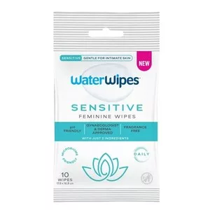 WaterWipes Sensitive Feminine Wipes chusteczki do higieny intymnej dla skóry wrażliwej 10szt.