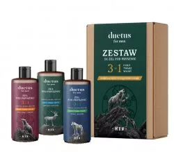 Sylveco Duetus for men, zestaw żeli 3w1 pod prysznic, 3x300ml