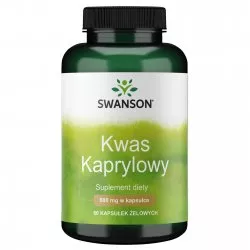 Swanson Kwas kaprylowy 600mg 60 kaps