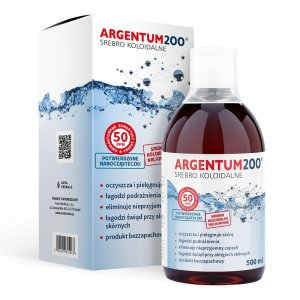 Aura Herbals Argentum200 Srebro Koloidalne 50ppm tonik 500ml