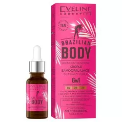 Eveline Cosmetics Brazilian Body skoncentrowane krople samoopalające do twarzy i ciała 18ml