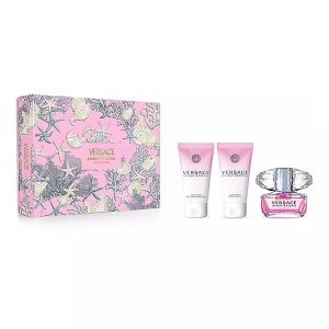 Versace Bright Crystal zestaw woda toaletowa spray 50ml + balsam do ciała 50ml + żel pod prysznic 50ml (W)