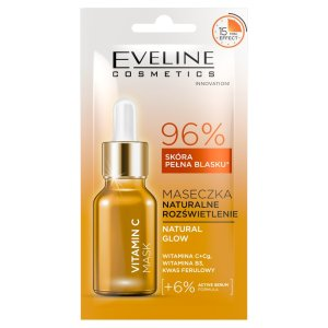 Eveline Cosmetics Vitamin C Mask maseczka naturalne rozświetlenie 8ml