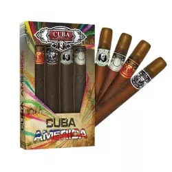 Cuba Original Cuba America zestaw Black woda toaletowa spray 35ml + Green woda toaletowa spray 35ml + Brown woda toaletowa spray 35ml + Grey woda toaletowa spray 35ml (M)