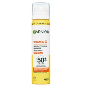 Garnier Vitamin C rozświetlająca mgiełka UV na makijaż z SPF50+ i witaminą C 75ml