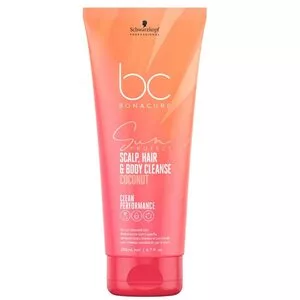 Schwarzkopf BC Sun Protect, szampon 3w1 do skóry głowy, włosów i ciała, 200ml