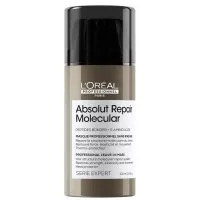 Loreal Absolut Repair Molecular, maska wzmacniająca strukturę włosów, bez spłukiwania, 100ml