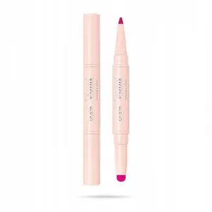 PUPA Vamp! Creamy Duo, pomadka i konturówka do ust, Flamingu Fuchsia, 0,8+0,2g