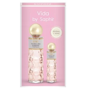 Saphir Vida de Saphir Pour Femme zestaw woda perfumowana spray 200ml + woda perfumowana spray 30ml (W)