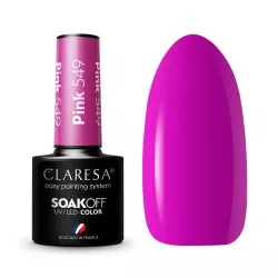 Claresa, Lakier hybrydowy, PINK 549, 5g