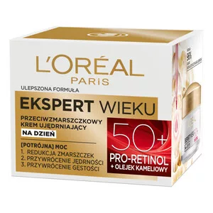 L'Oreal Paris Ekspert Wieku Przeciwzmarszczkowy krem ujędrniający na dzień 50+, 50ml
