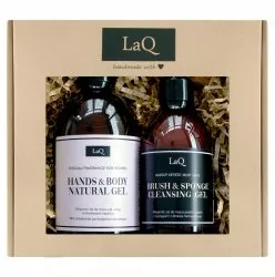 LaQ, Zestaw: Sensual - żel pod prysznic i żel do mycia pędzli