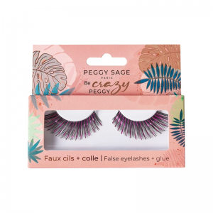 Peggy Sage, sztuczne rzęsy + klej, pink paradise, ref.130897