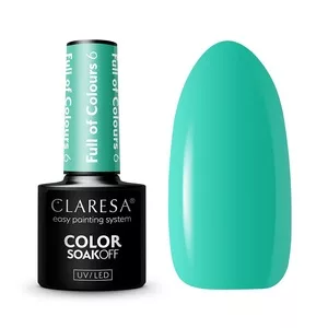 Claresa Color Soak Off UV/LED Full of Colours lakier hybrydowy 6 5g