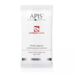Apis Raspberry glow, Maska algowa z liofilizowanymi malinam, 20g