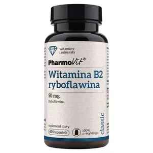 Pharmovit Witamina B2 ryboflawina 50 mg suplement diety 60 kapsułek