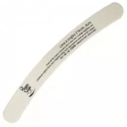 Peggy Sage pilnik do paznokci, dwustronny, wygięty, zmywalny, ziarnistość 100/180, ref. 122503