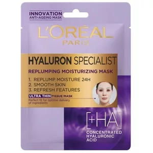 L'Oreal Paris Hyaluron Specialist, maska w płachcie wypełniająca nawilżeniem, 30g