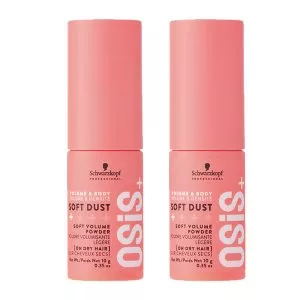 Schwarzkopf OSIS+ Soft Dust, puder do włosów dodający objętość, dwupak, 2x10g