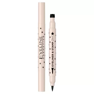 Eveline Cosmetics Eyeliner &amp; Stamp 2in1 eyeliner ze stemplem 02 Gwiazda