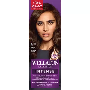 Wella Wellaton, farba do włosów, Średni Brąz, 4/0, 100ml