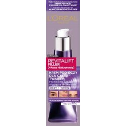 L'Oreal Paris Revitalift Filler Krem pod oczy dla całej twarzy, 30ml