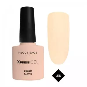 Peggy Sage Xpress Gel, żel, top i baza 3w1 do paznokci, peach, 7ml