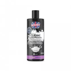 Ronney Professional Shampoo Classic Latte Pleasure Protective, Szampon do włosów ochronny do każdego rodzaju włosów Latte 300ml