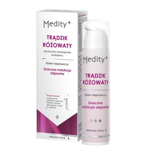 Medity+ Trądzik Różowaty krem naprawczy na noc 50ml