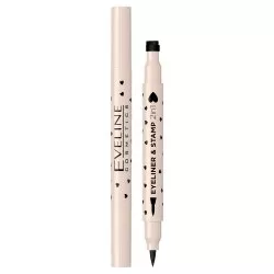 Eveline Cosmetics Eyeliner &amp; Stamp 2in1 eyeliner ze stemplem 01 Serce