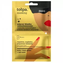 Tołpa Masking, więcej blasku maseczka rozświetlająca przeciw oznakom zmęczenia, 2x5ml