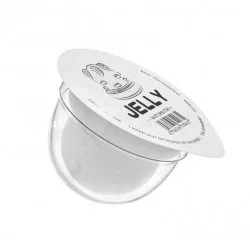 S-Hande Jelly Cup dwustronny masturbator w kształcie jajka White