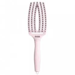 Olivia Garden Fingerbrush Combo, szczotka z włosiem dzika, średnia, różowa