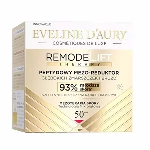 Eveline Cosmetics Eveline d'Aury Remodelift Therapy peptydowy mezo-reduktor głębokich zmarszczek i bruzd 50+ 50ml