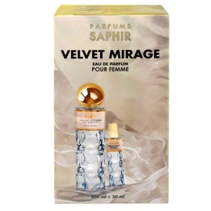 Saphir Velvet Mirage Pour Femme zestaw woda perfumowana spray 200ml + woda perfumowana spray 30ml (W)