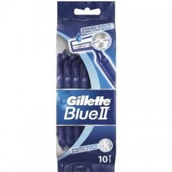 Gillette Blue II Chromium jednorazowe maszynki do golenia dla mężczyzn 10szt