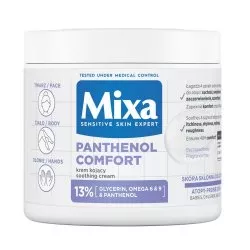 Mixa Panthenol Comfort kojący krem do twarzy dłoni i ciała 400ml
