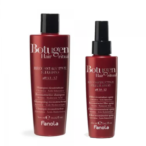 Fanola Botugen Reconstructive, zestaw do włosów zniszczonych, szampon + kuracja