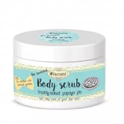 Nacomi, peeling do ciała - Świeże ciasto z papają, 200g