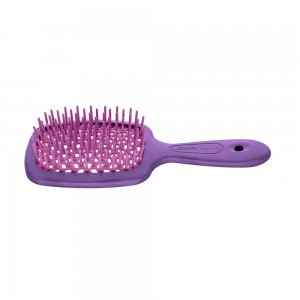 Janeke Small Superbrush mała szczotka do rozczesywania włosów Fioletowo-Różowa