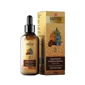 Sattva Organic Body Oil organiczny olejek do masażu ciała Kawa i Pomarańcza 100ml