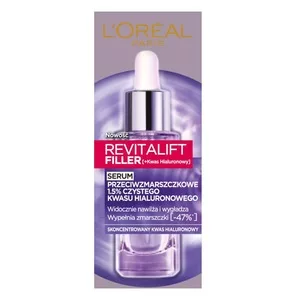 L'Oreal Paris Revitalift Filler Serum przeciwzmarszczkowe do twarzy z 1,5% czystego kwasu hialuronowego, 30ml
